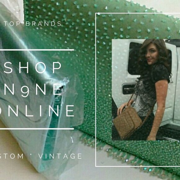 New Gorgeous Whittall & Son's Beaded Green Satin Purse - Picture 3 of 4